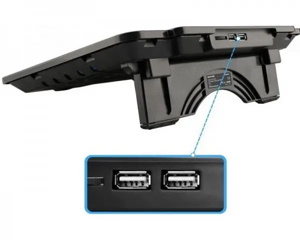 PROMATE AirBase-1 postolje sa fenom za laptop crni