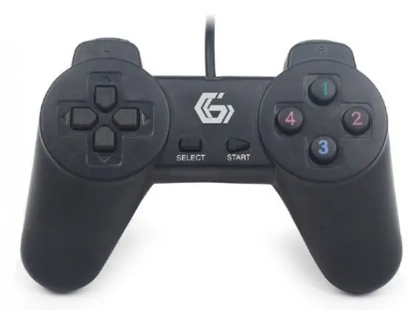 JPD-UB-01 ** Gembird USB 2.0 digital gamepad black (alt. JPD-Digitalpad 207) fo