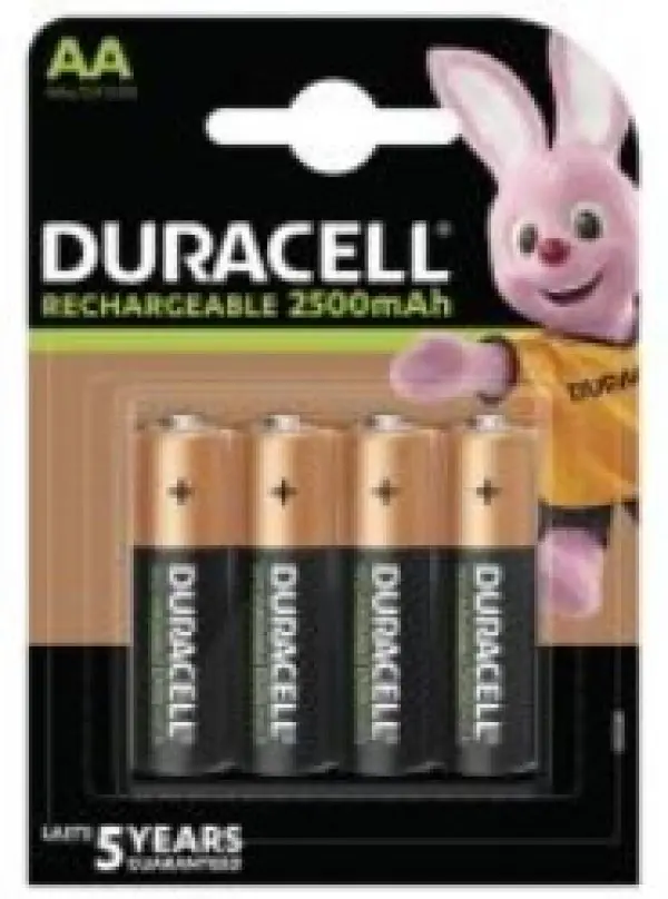 Duracell 2500mAh AA R6 MN1500, PAK4 CK,punjive NiMH baterije (rechargeable Duralock stay charged 5g