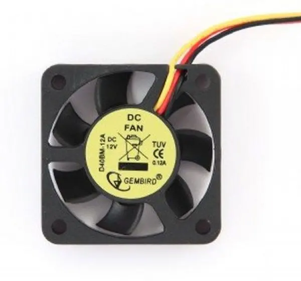 D40BM-12A Gembird ventilator 12V 40x40x10mm ball bearing