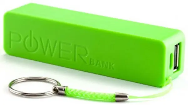 HRD-T19-GR * Gembird 2600mAh power bank Li-Ion 18650 (249)