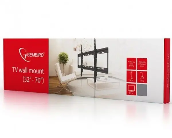 WM-70T-01 Gembird TV nosac fiksni/tilt 32-70\'' VESA max.60x40cm,  max 50kg, drzac