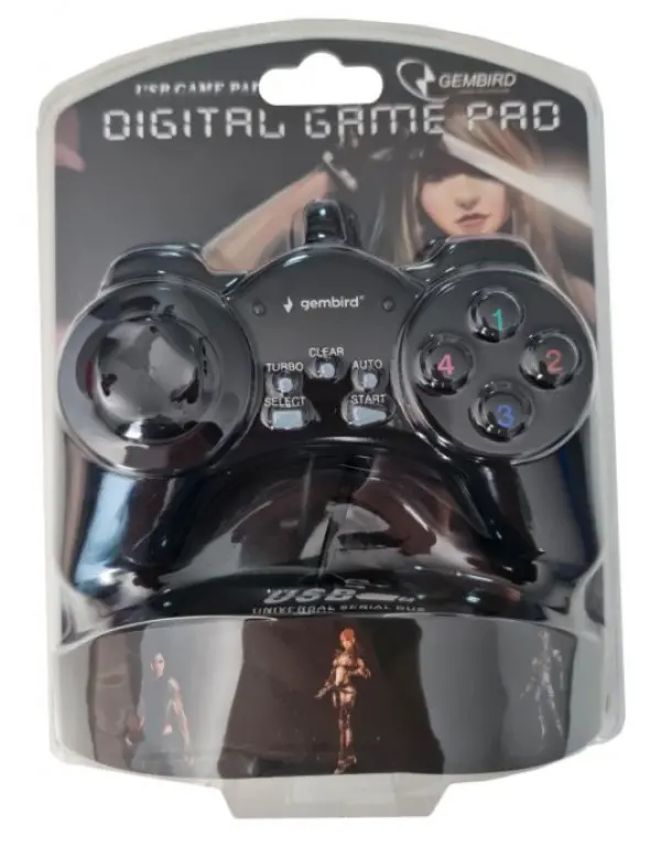 JPD-DIGITALPAD ** Gembird USB 2.0 digital gamepad black  (Alt;JPD-UB-01, 207)