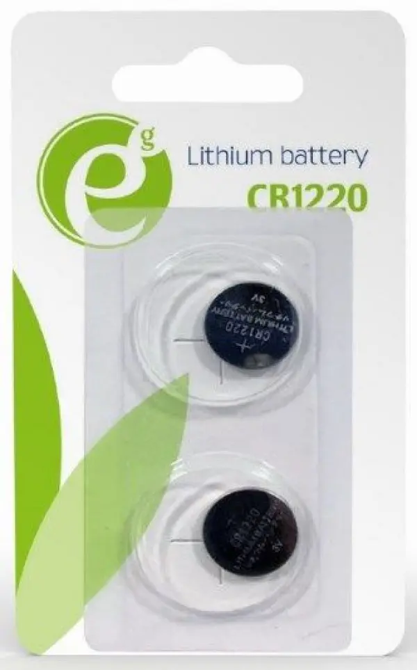 EG-BA-CR1220-01 ENERGENIE CR1220 Lithium button cell battery 3V PAK2