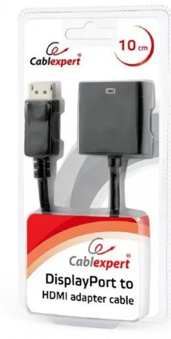 AB-DPM-HDMIF-002 Gembird DisplayPort to HDMI adapter cable, black, blister
