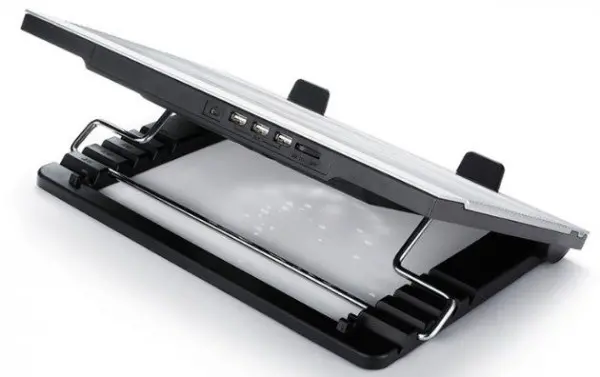 DeepCool N9 Aluminijumski Hladnjak za laptop 15.6\'' 180mm.Fan 1000rpm 20dB 380x279x34mm USB HUB