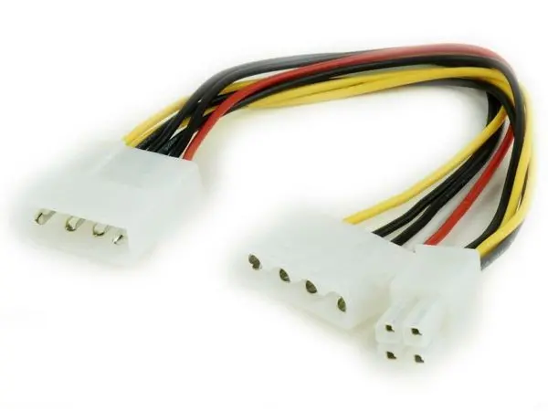 CC-PSU-4 Gembird Internal power kabl with 5 1/4 connector and ATX connector 15cm FO