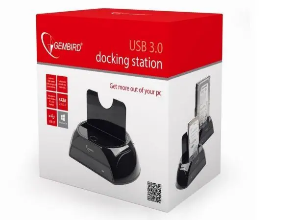 HD32-U3S-2 Gembird USB 3.0 docking station za 2.5/3.5\ SATA hard diskove