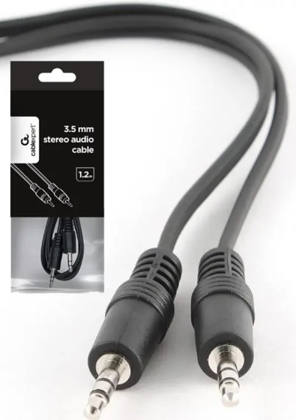 CCA-404 1.2M Gembird 3.5mm stereo plug to 3.5mm stereo plug audio kabl 1.2m 