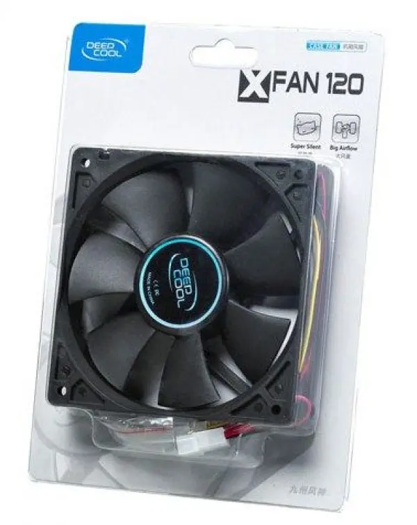 DeepCool XFAN120 120x120 mm venitlator za kuciste, hydro bearing 1300rpm 43CFM 24dBa