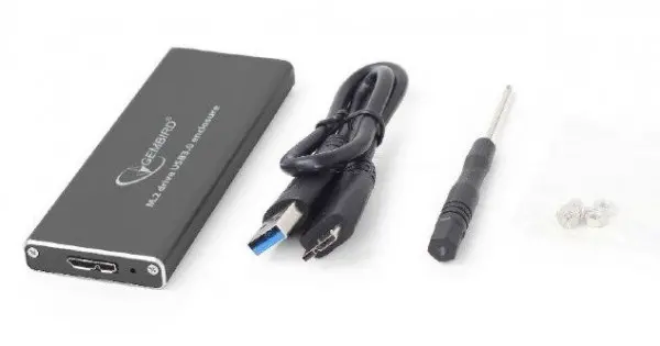 EE2280-U3C-01 Gembird Kuciste za M.2 SSD memoriju USB3.0 black