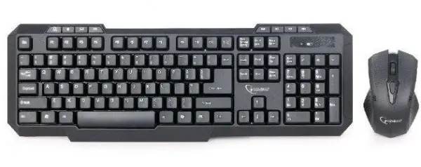 KBS-WM-02 Gembird Gejmerska tastatura US + bezicni mis USB
