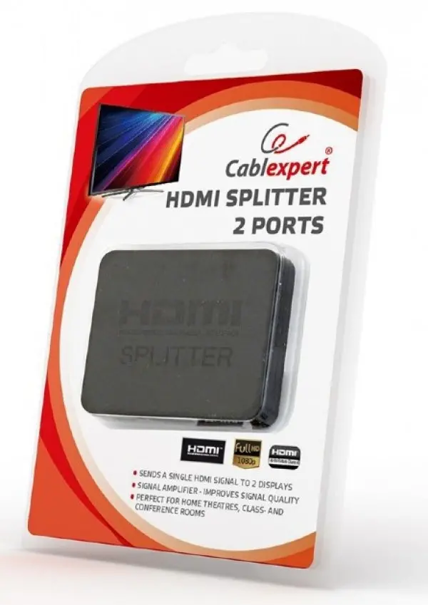 DSP-2PH4-03 Gembird HDMI spliter, 2 ports