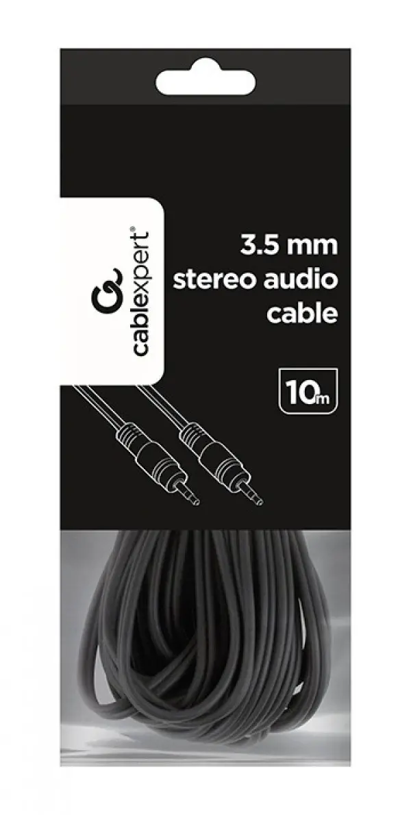 CCA-404-10M Gembird 3.5mm stereo plug to 3.5mm stereo plug audio kabl 10m