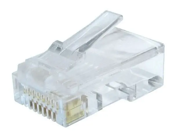 LC-8P8C-002/100 Modular plug 8P8C 30u\'' gold plated, CAT6 100 u pakovanju RJ45 / CENA PO PAKOVANJU