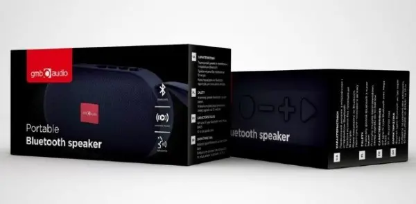 SPK-BT-11 Gembird Portable Bluetooth speaker 3W, USB, SD, FM black