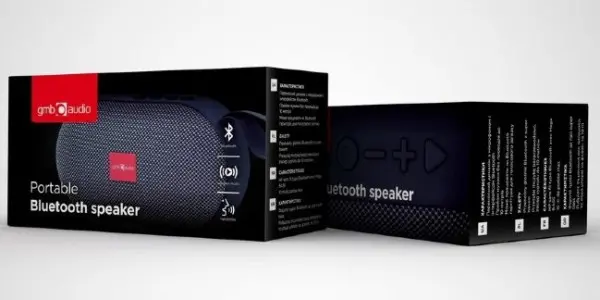 SPK-BT-11-GR Gembird Portable Bluetooth speaker 3W, USB, SD, FM, grey