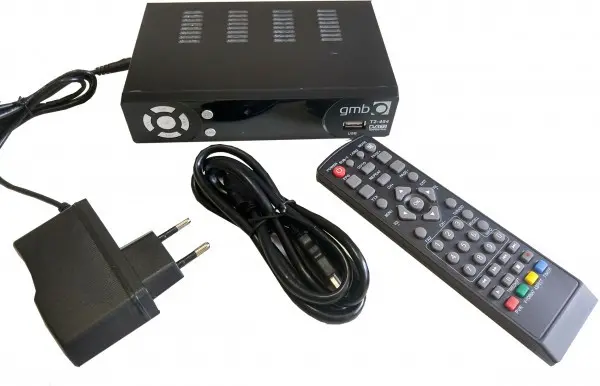 GMB-T2-404 **DVB-T2 SET TOP BOX USB/HDMI/Scart/RF-out, PVR, Full HD, H264, hdmi-kabl, modulator 1409