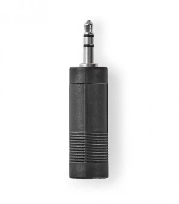 CAGP22935BK 6.35mm stereo socket to 3.5mm stereo plug