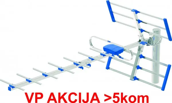 GMB-2814R ** Gembird Antena digital HDTV Loga UHF, F-Konektor, duina 84cm, dobit 12dB aluminium 781