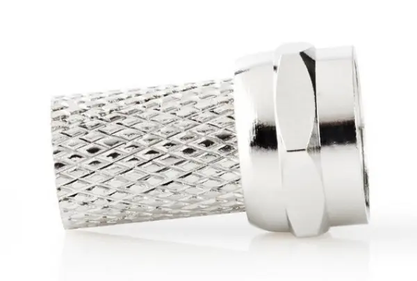 CON-FC-001 **  F muski konektor za RG6 kabl, 6.6mm, Zinc Alloy min.25kom (10)