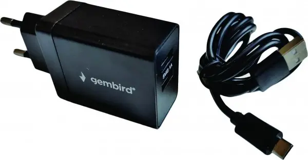 NPA-AC25 ** Gembird punjac za telefone i tablete 5v/2.1A+1A 2xUSB +micro USB DATA kabl 1M(263)