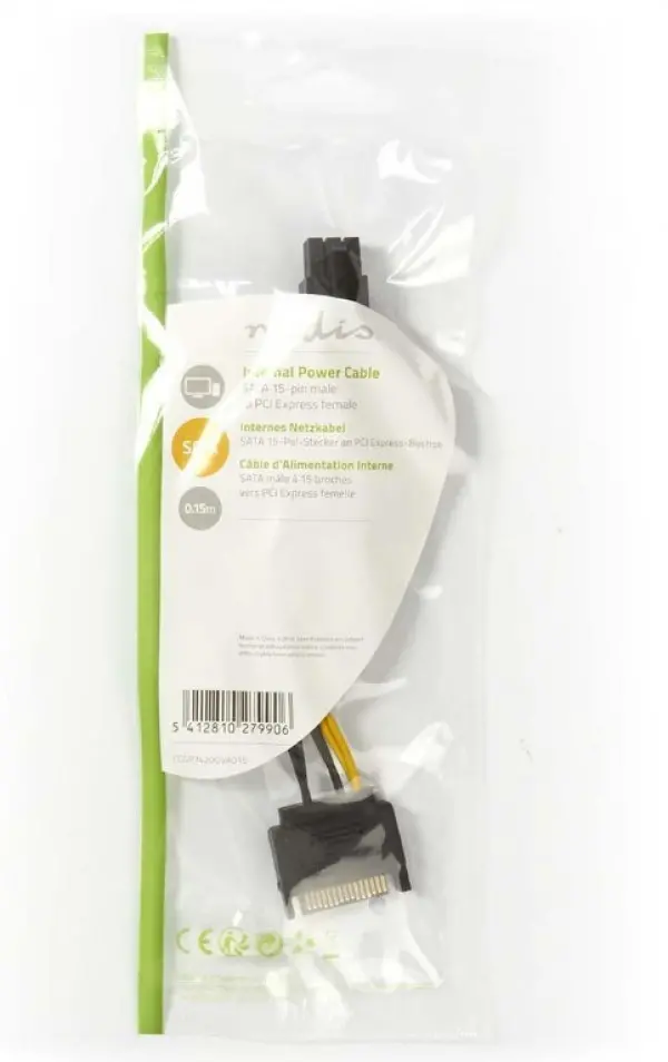 CCGP74200VA015 Interni adapter za napajanje SATA - 6-pinski za PCI express video kartice 15cm