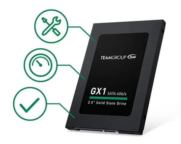 TeamGroup 2.5\'' 120GB SSD SATA3 GX1 7mm 500/320MB/s T253X1120G0C101