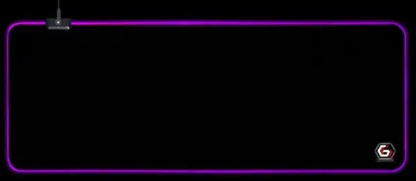 MP-GAMELED-L Gembird Gejmerska podloga za misa od gume, 300x800mm, 4mm RGB LED svetlo, LARGE