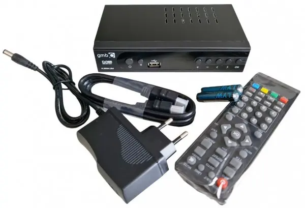 GMB-MAT-818T **DVB-T2 SET TOP BOX USB/HDMI/Scart/RF-out, PVR,Full HD, H265, hdmi-kabl, modulator1675