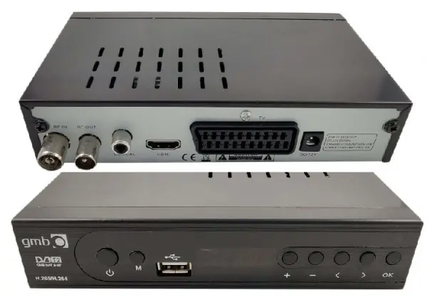 GMB-MAT-818T **DVB-T2 SET TOP BOX USB/HDMI/Scart/RF-out, PVR,Full HD, H265, hdmi-kabl, modulator1675