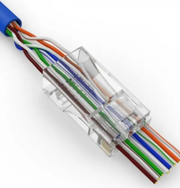 LC-PTF-01/100CAT6 LAN UTP kategorije 6 EZ KONEKTOR PNP88FZv2-R RJ45 (100 komada pakovanje)