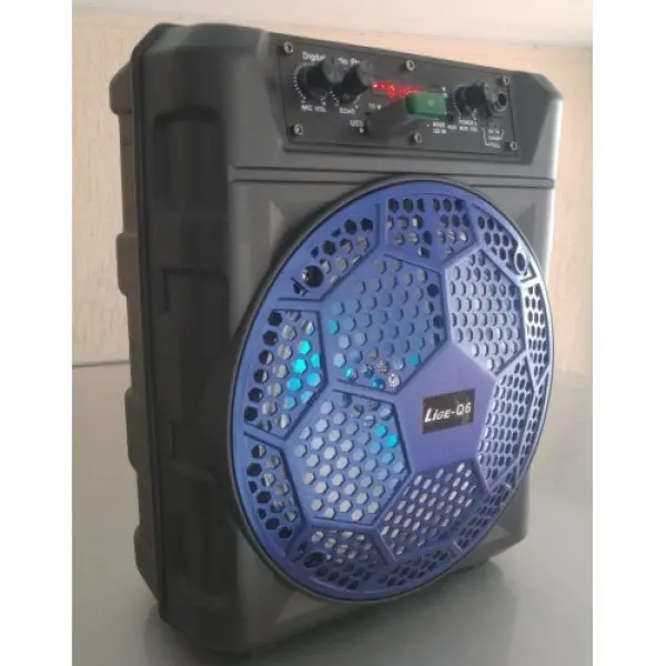 ZVUCNIK Karaoke Bluetooth, Radio, USB akumulatorski LIGE Q6 10W, 12V 1800mAh