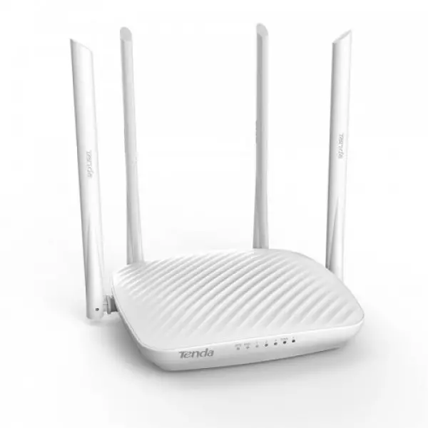 Tenda F9 Wireless N600 High Power Ruter, WISP/Universal ripiter/AP/WPS, 4L/1W fixed antenna 4x6dBi