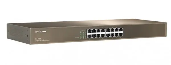 IP-COM F1016 LAN 16-Port 10/100 Switch RJ45 ports Rackmount (alt=TEF1016D)