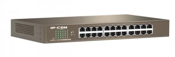 IP-COM G1024D LAN 24-Port 10/100/1000M Base-T Ethernet ports (MDI/MDIX) Desk/rack mount(alt=TEG1024D