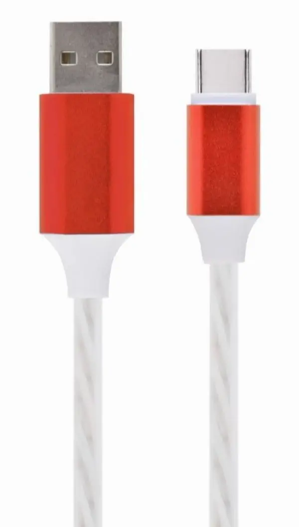 CC-USB-CMLED-1M Gembird Type-C charging and data cable, LED light effect,2 A (10W), 1m MIX