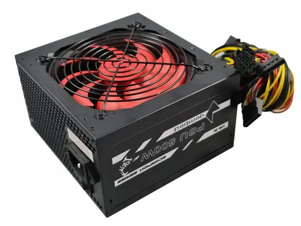 GMB-500-PRO * Gembird napajanje 500W 80+, PFC,12cm FAN, 20+4pin, 2x4pin, 6+2pin,