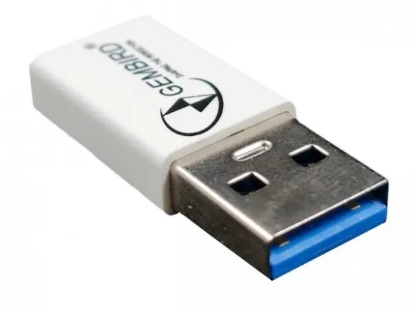 CCP-USB3-AMCM-0M** Gembird USB 3.1 AM to Type-C female adapter cable, White (79)