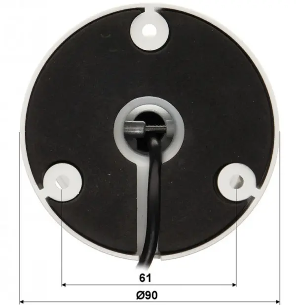 KAMERA Dahua HAC-HFW1230D-0360 2Mpix 3.6mm 80m 4u1, FULL HD, smart ICR diode, antivandal
