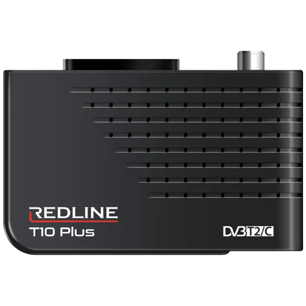 DVB-T/T2/C ** REDLINE T10 Plus, SET TOP BOX USB/HDMI/Scart, Full HD, H.264 (alt GMB-T2-404 1409)