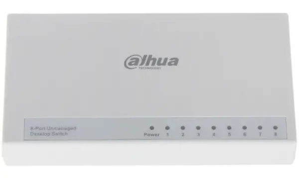 Dahua Switch PFS3008-8ET-L 8-Port 10/100 J45 ports (Alt Tenda S108)