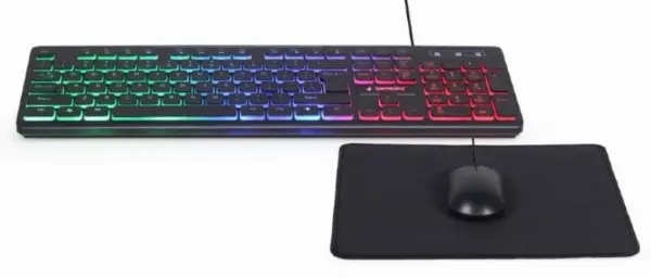 KBS-UML-01 Gembird 3-in-1 backlight set tastatura, mis i podloga