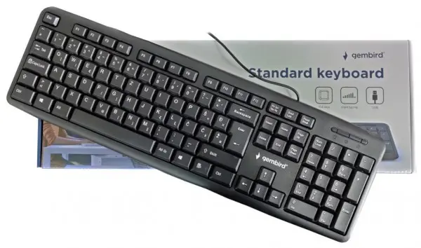 KB-U-103-YU ** Gembird Standardna tastatura SRB (YU) layout black USB (393)