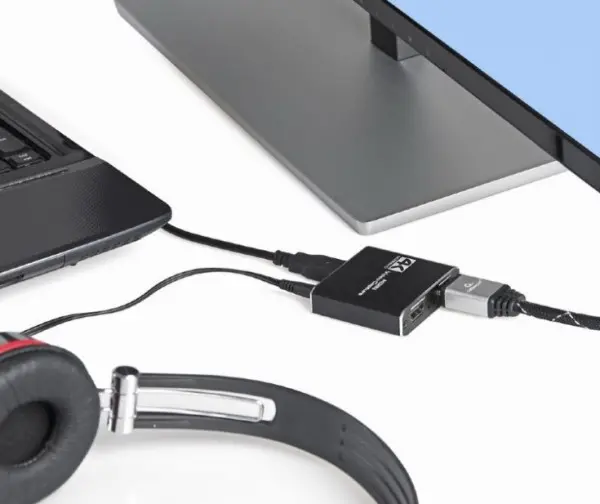 UHG-4K2-01 Gembird USB HDMI grabber, 4K, pass-through HDMI