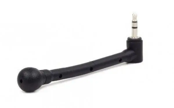 X-MIC-204 Gembird Midi mikrofon savitljivo telo black 3.5mm FO