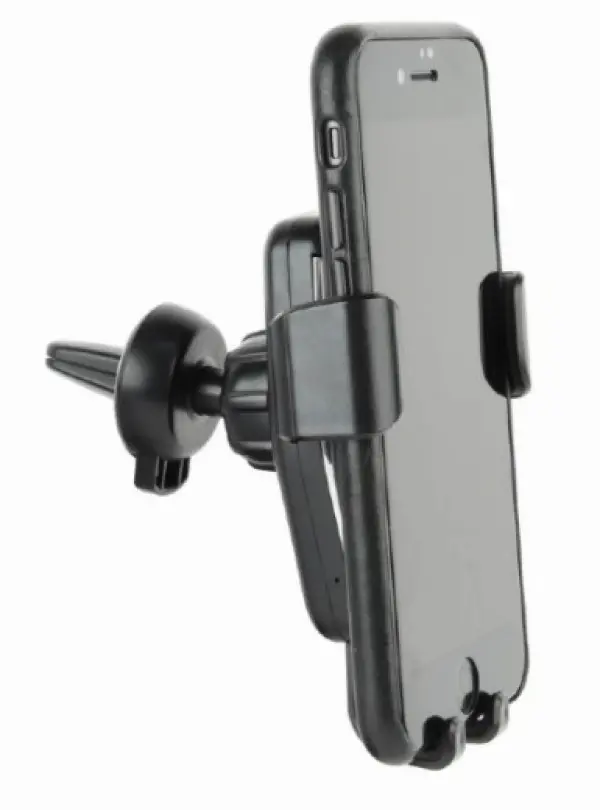 ACT-TA-CHAV-WC10 Gembird drzac mobilnog telefona za auto za ventilacioni otvor + bezicni QI punjac
