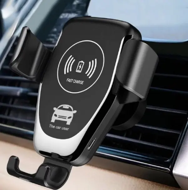 ACT-TA-CHAV-WC10 Gembird drzac mobilnog telefona za auto za ventilacioni otvor + bezicni QI punjac