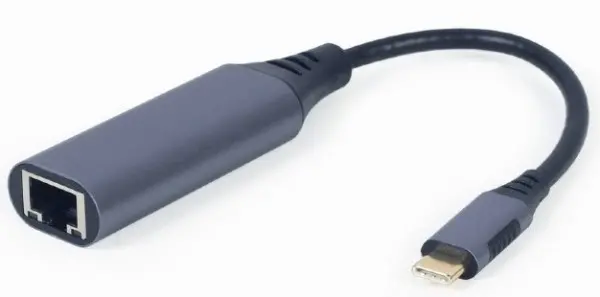 A-USB3C-LAN-01 Gembird USB type-C Gigabit network adapter, space grey