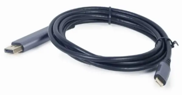 CC-USB3C-DPF-01-6 Gembird USB Type-C to DisplayPort male adapter cable, space grey, 1.8 m